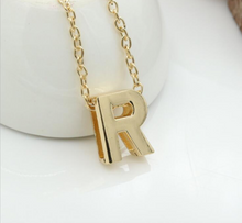 Load image into Gallery viewer, Gold Letter Necklace
