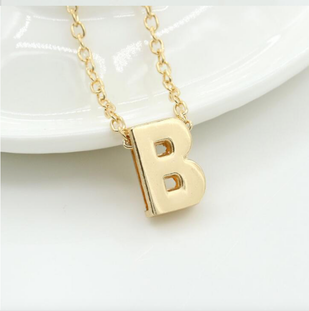 Gold Letter Necklace